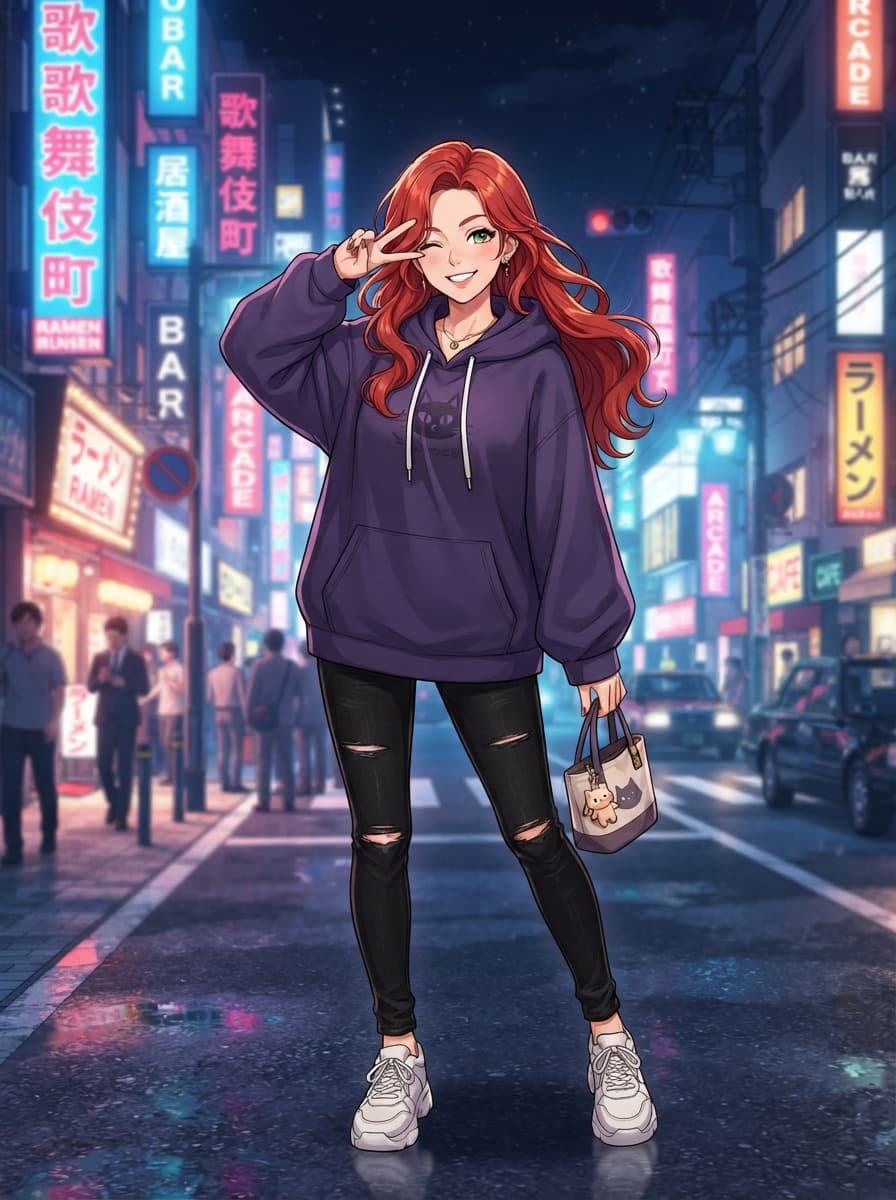 photo to waifu maker result